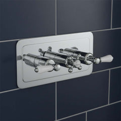 traditional concealed shower mixer valve 2 outlet