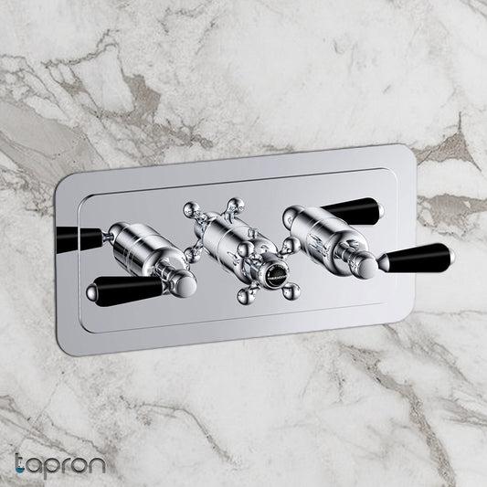 traditional concealed thermostatic shower mixer valve