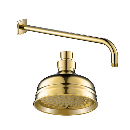 Gold shower head arm - tapron