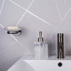 Wall-mounted soap dish
