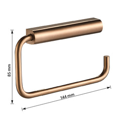Brushed Bronze Toilet Roll Holder Wall Mounted